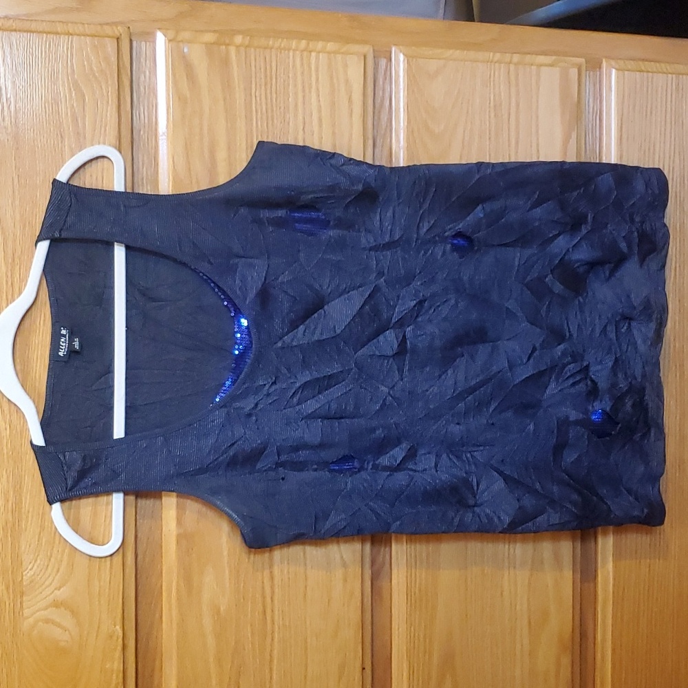 Allen B Distressed Sequin shirt
